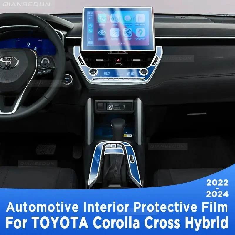 Для Corolla Cross Hybrid 2022-2023 панель коробки передач навигационный экран Автомобильный