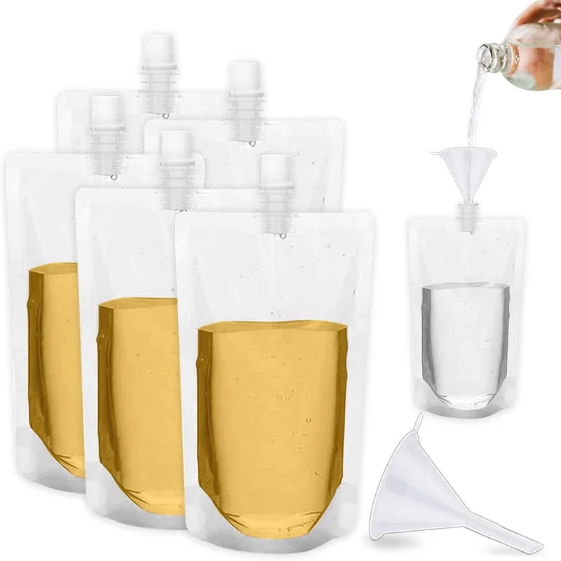 Clear Drinking Packaging Beverage Spout Bag Clear Fridge Fresh Liquid Juice Milk Wedding Party Reusable Drinking Pouches
Clear Drinking Packaging Beverage Spout Bag Clear Fridge Fresh Liquid Juice Milk Wedding Party Reusable Drinking Pouches