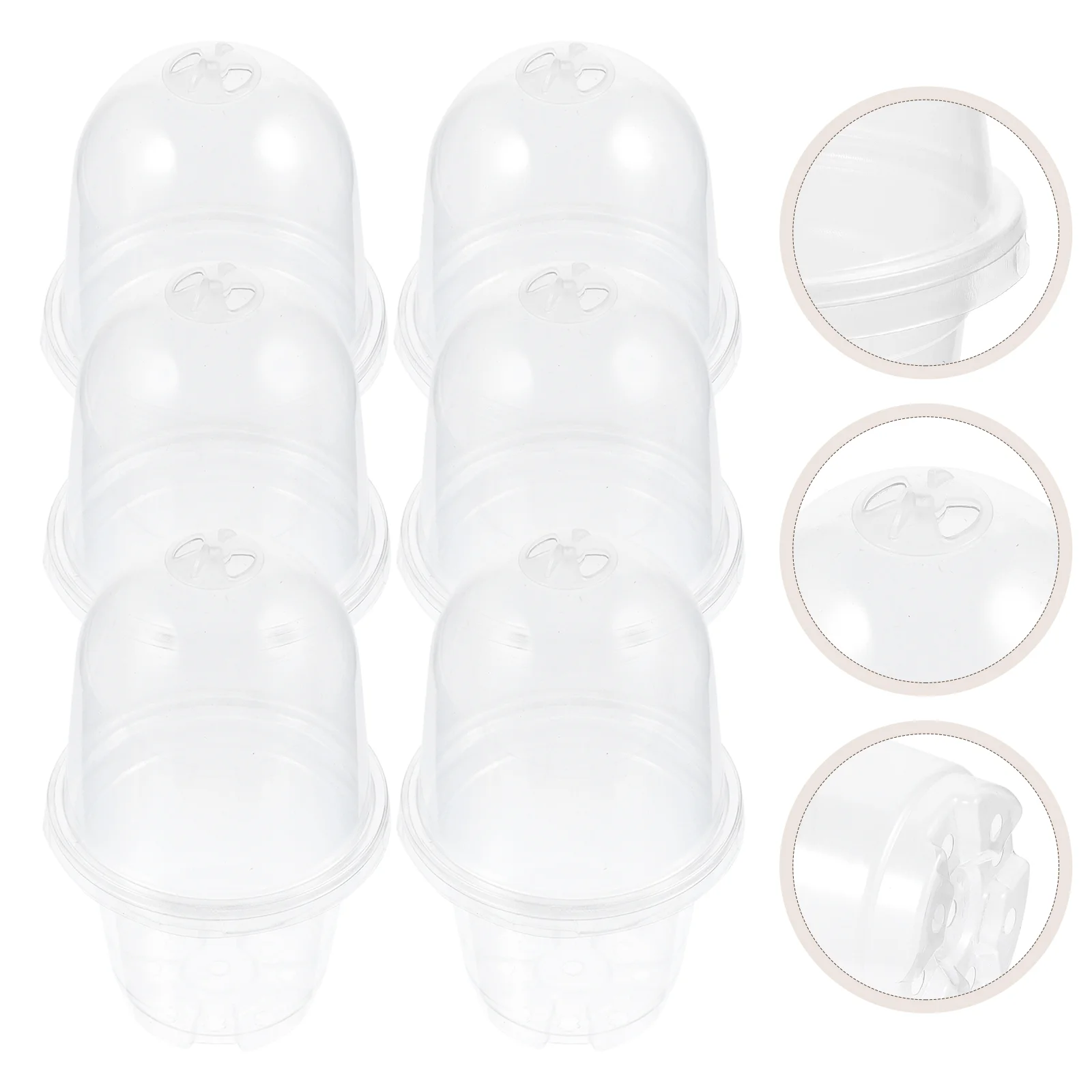 15pcs Transparent Premium Multi-use Unique Planter Nursery Pots Clear Pot Plastic Nursery Pots for Home
15pcs Transparent Premium Multi-use Unique Planter Nursery Pots Clear Pot Plastic Nursery Pots for Home