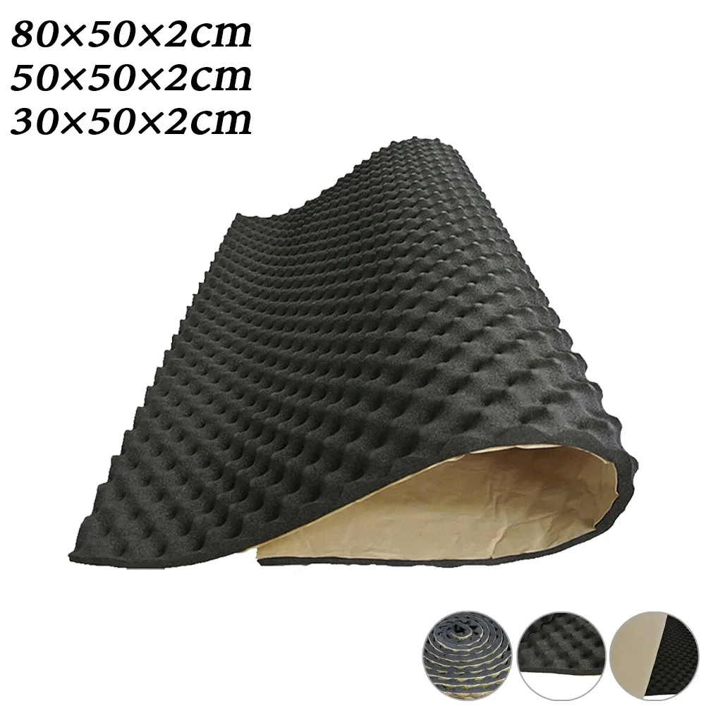Car Sound Deadener Mat 80/50/30cm Length Foam Black Noise Insulation Acoustic Dampening Subwoofer Mat
Car Sound Deadener Mat 80/50/30cm Length Foam Black Noise Insulation Acoustic Dampening Subwoofer Mat