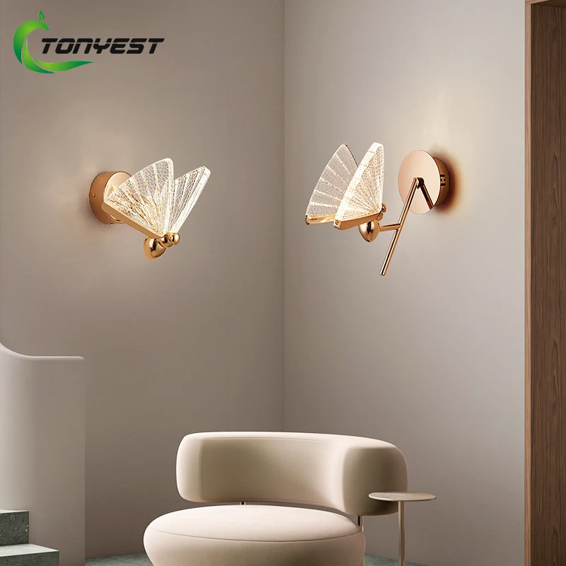 Led Wall Lamps Butterfly Wall Lamp Modern Luxury Lamp Bedroom Bedside TV Backdrop Corridor Aisle Decorative Wall Light AC85-265V
Led Wall Lamps Butterfly Wall Lamp Modern Luxury Lamp Bedroom Bedside TV Backdrop Corridor Aisle Decorative Wall Light AC85-265V