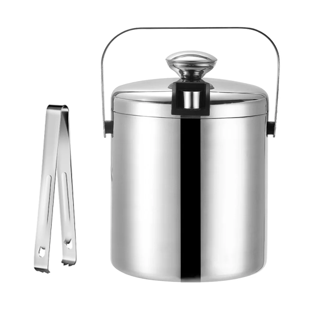 Ice Bucket Beverage Chillerbottle Cooler Champagne Holder Cube Bartender Beer Drink Metal Tub Insulated Buckets Cocktail
Ice Bucket Beverage Chillerbottle Cooler Champagne Holder Cube Bartender Beer Drink Metal Tub Insulated Buckets Cocktail