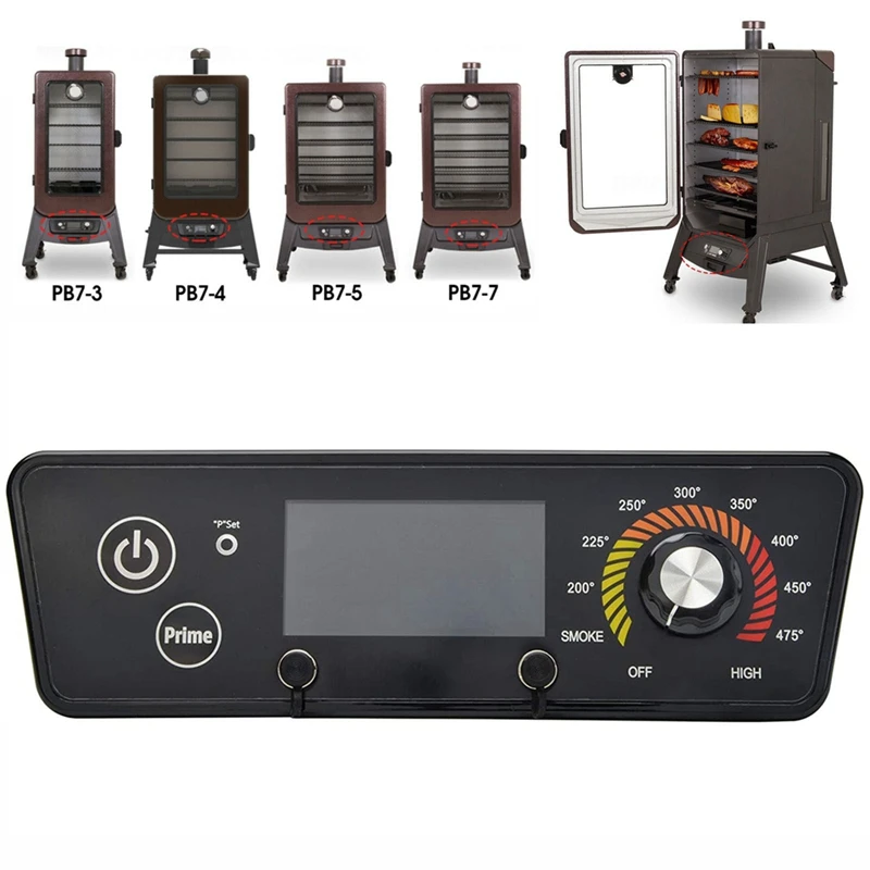 Digital Thermostat Control Board With LCD Display BBQ Controller For Pit Boss Pellet Grill Vertical Smoker BP7-3/4/5/7
Digital Thermostat Control Board With LCD Display BBQ Controller For Pit Boss Pellet Grill Vertical Smoker BP7-3/4/5/7