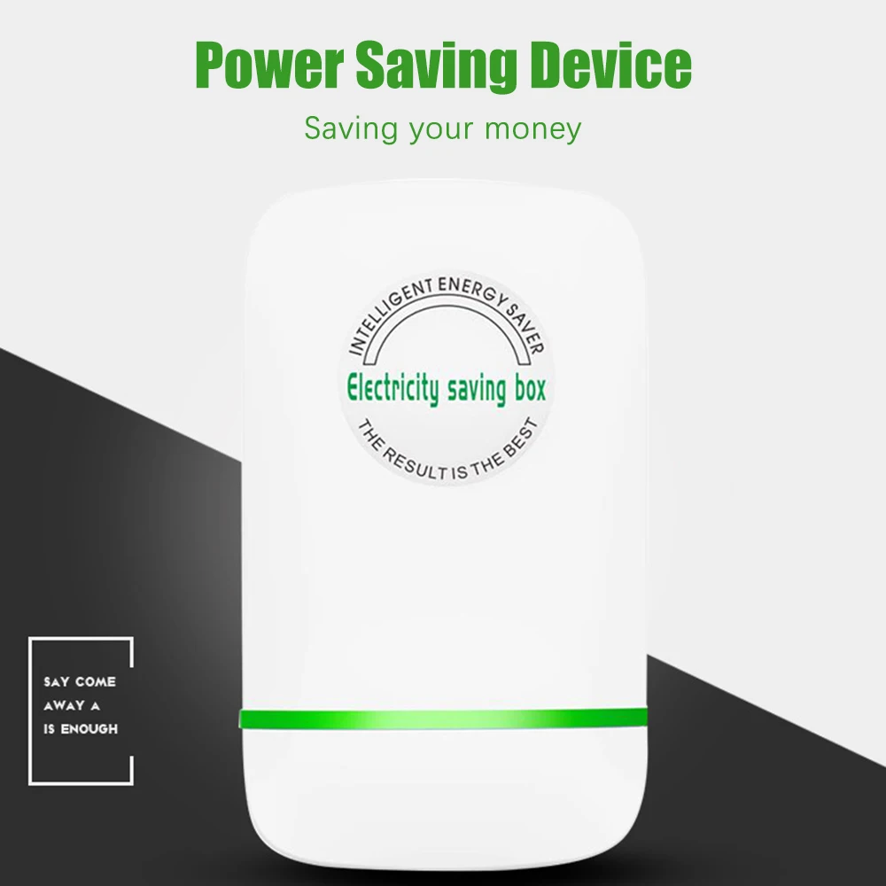 

Power Energy Electricity Saving Box Socket Power Factor Saver Device Household Electric Saver 90V-250V US/EU/UK/AU Adapter 2022