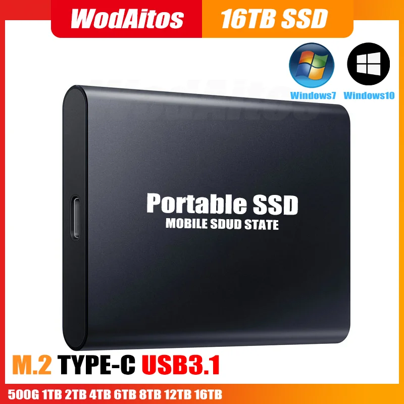 SSD 16TB USB 3.1 TYPE-C HDD Storage Device For Laptops Desktop Computer Portable High Speed Original Mobile External Hard Drive
SSD 16TB USB 3.1 TYPE-C HDD Storage Device For Laptops Desktop Computer Portable High Speed Original Mobile External Hard Drive