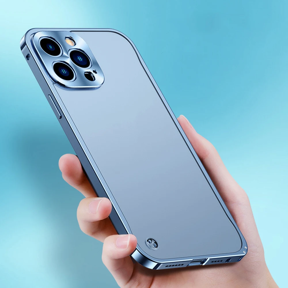 Luxury Metal Frame Phone Case For Apple iPhone 13 Pro Max Matte Shockproof Waterproof Protective Cover For iPhone 13 Pro Max
Luxury Metal Frame Phone Case For Apple iPhone 13 Pro Max Matte Shockproof Waterproof Protective Cover For iPhone 13 Pro Max