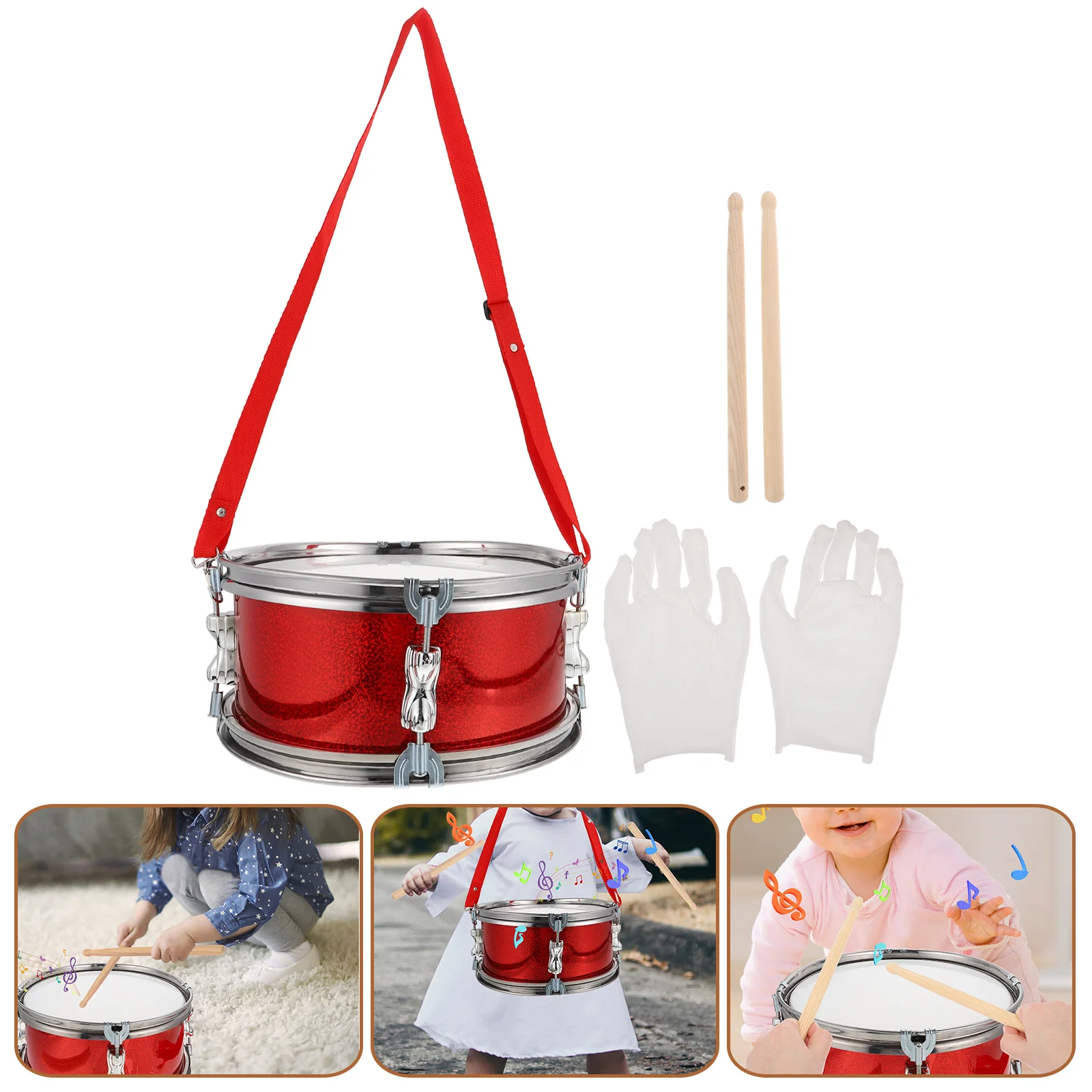 Snare Drum Instrument Children's Toy Toddler Wooden Stainless Steel Music Student Musical Instruments
Snare Drum Instrument Children's Toy Toddler Wooden Stainless Steel Music Student Musical Instruments