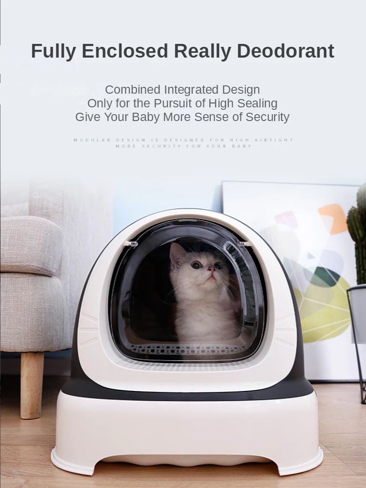 Cat Litter Box Fully Enclosed Anti-splash Cat Toilet Large Deodorant Cute Drawer Type Cat Litter Box Cat Supplies Pet Products
Cat Litter Box Fully Enclosed Anti-splash Cat Toilet Large Deodorant Cute Drawer Type Cat Litter Box Cat Supplies Pet Products