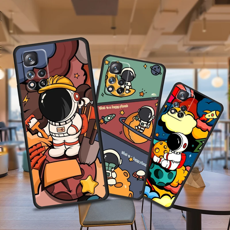 Spaceman Starry Sky Rocket For Xiaomi Redmi Note 11 10T 5G 9T 9S 8T 7 6 Pro Max Plus 5A 4 Soft Black Phone Silicone Cover
Spaceman Starry Sky Rocket For Xiaomi Redmi Note 11 10T 5G 9T 9S 8T 7 6 Pro Max Plus 5A 4 Soft Black Phone Silicone Cover