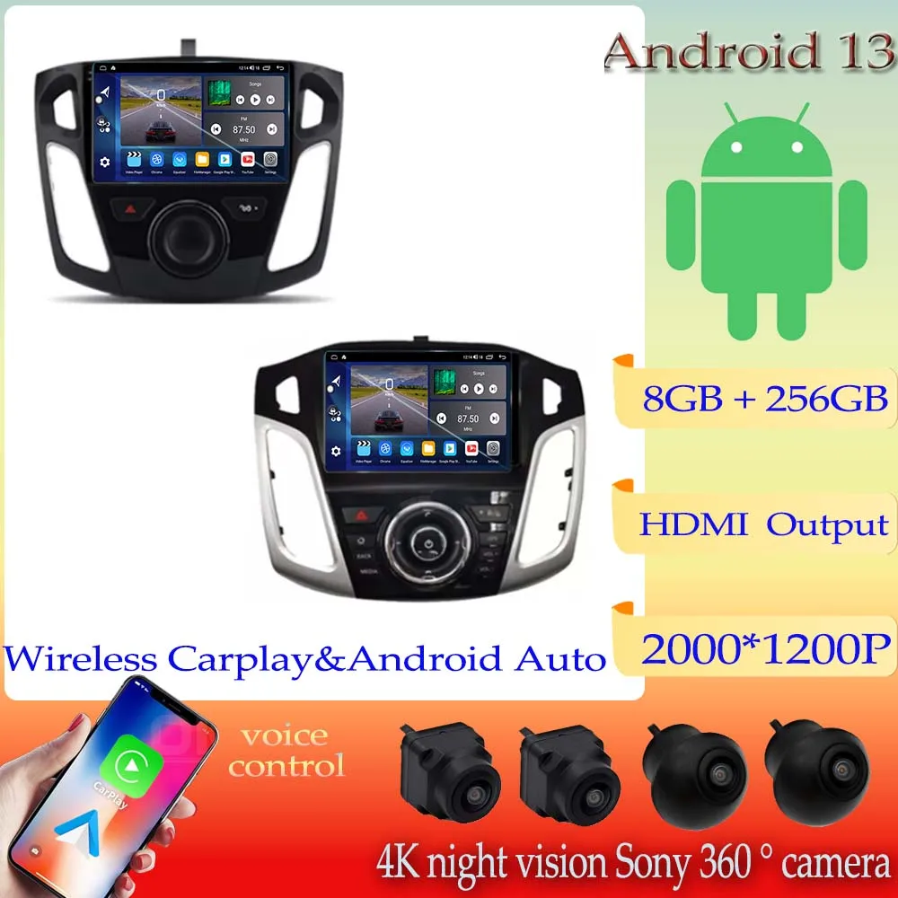Android 13 For Ford Focus 3 2011 -2019 Car Radio DVD Multimedia Video Player GPS Navigation 5G WIFI 2DIN QLED Screen Dash Cam
Android 13 For Ford Focus 3 2011 -2019 Car Radio DVD Multimedia Video Player GPS Navigation 5G WIFI 2DIN QLED Screen Dash Cam