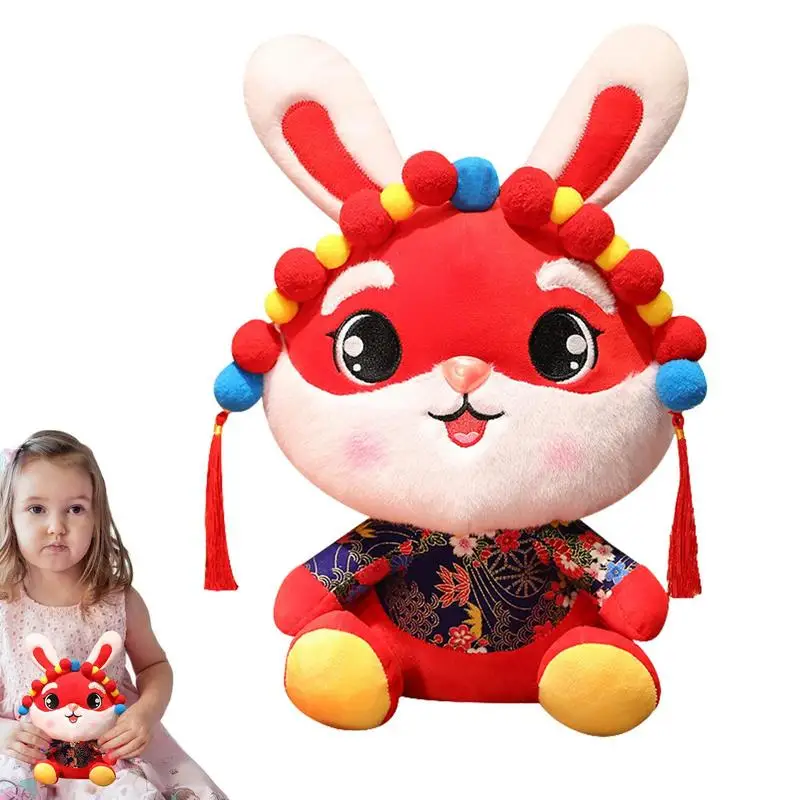 

Китайский талисман на год зодиака кролика, китайский новый год, животное зодиака, кролик, сувенир, китайский кинотеатр, дизайн, кролик со зна...
