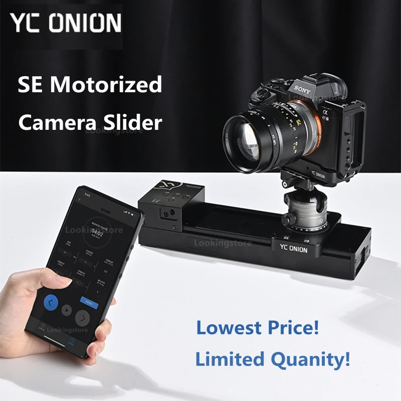 YC Onion SE Camera DSLR Slider Rail App Control Motorized Slider Super Silent Motor for DSLR SLR Camera Video Shooting
YC Onion SE Camera DSLR Slider Rail App Control Motorized Slider Super Silent Motor for DSLR SLR Camera Video Shooting