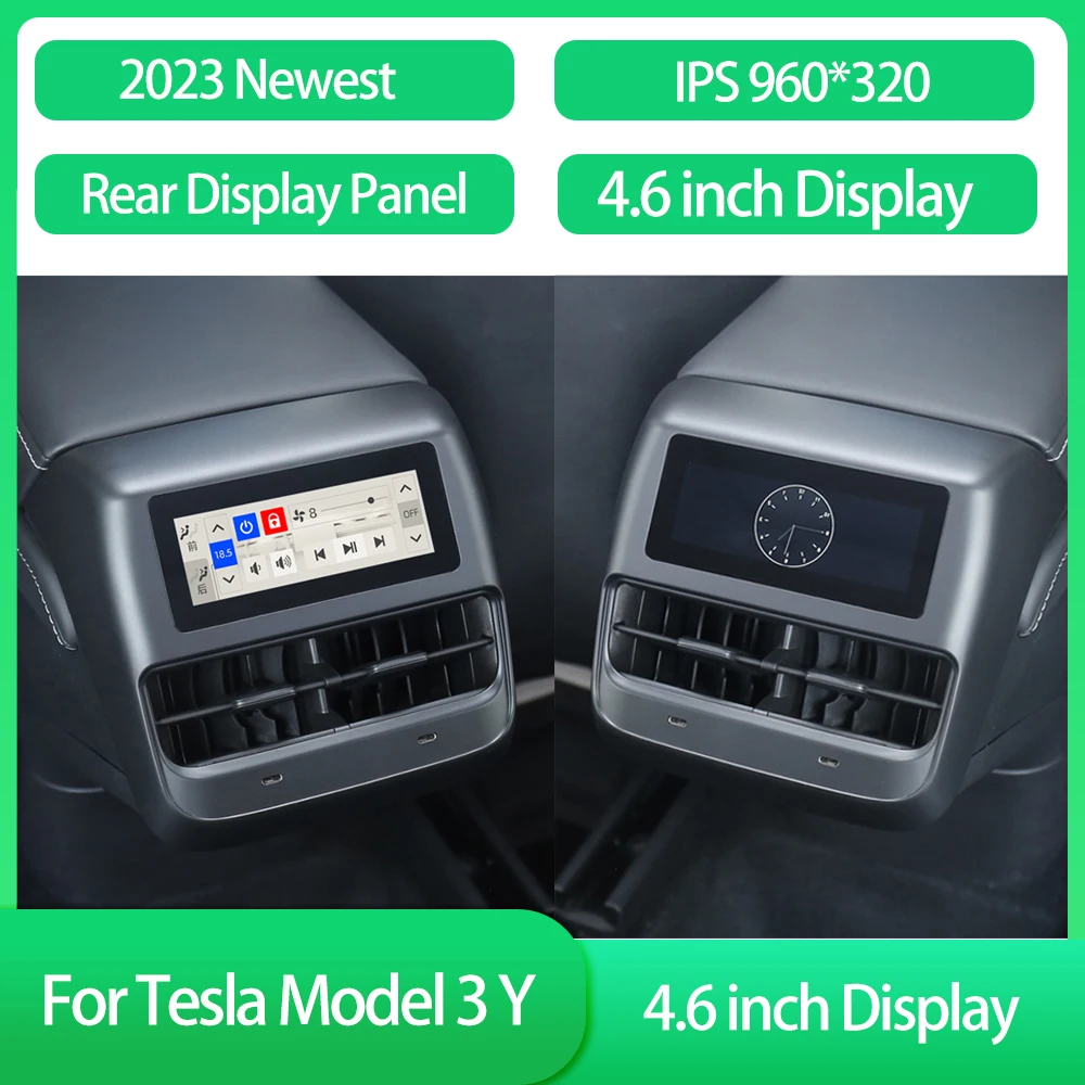 Экран задней панели дисплея 4,6 дюйма для Tesla Model 3 Y, многофункциональная система управления задней панелью, сенсорный экран IPS HD, новое поступ...
Экран задней панели дисплея 4,6 дюйма для Tesla Model 3 Y, многофункциональная система управления задней панелью, сенсорный экран IPS HD, новое поступ...