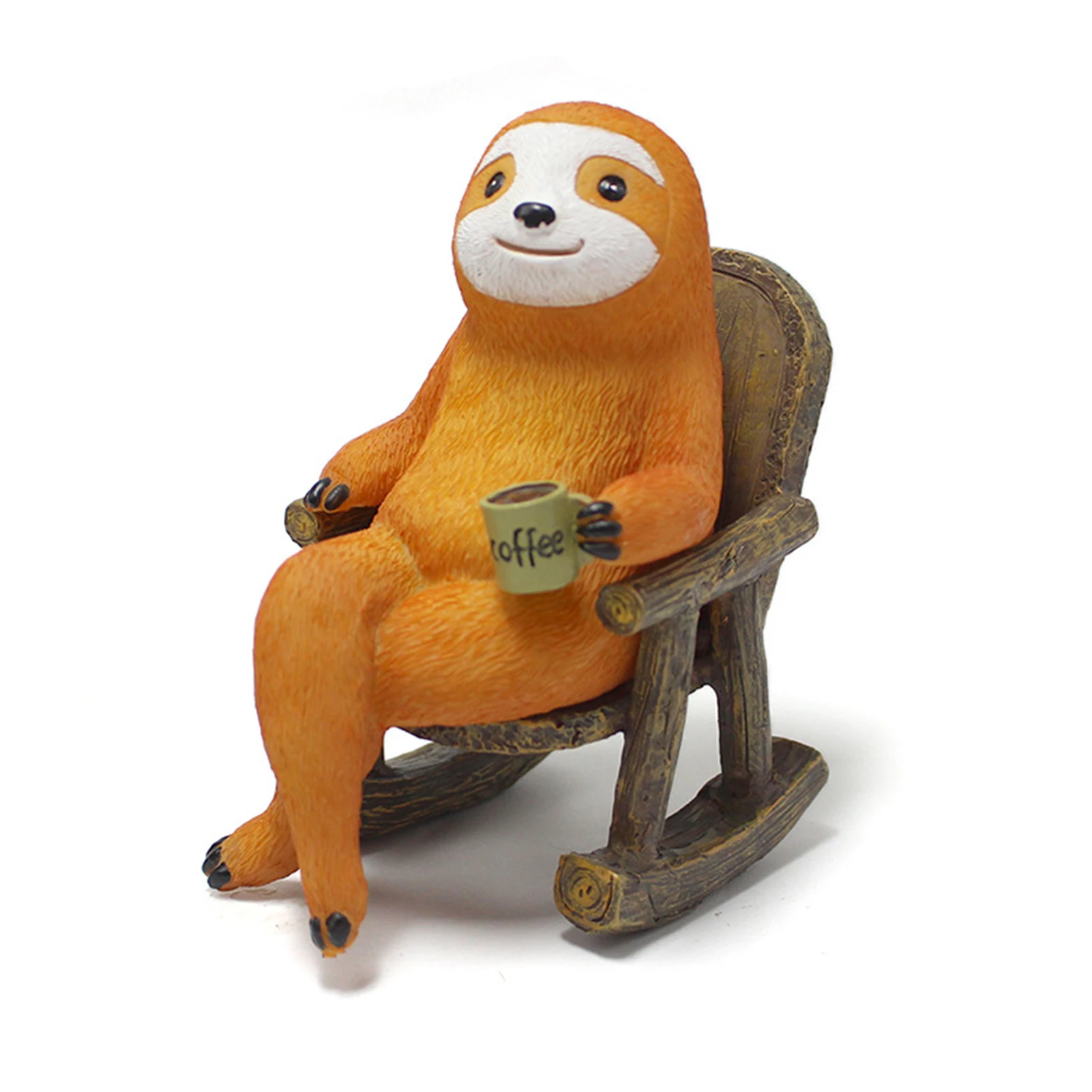 Drinking Coffee Sloth Ornament Cute Creative Sloth Sculpture Decoration for Patio Yard Desktop Art Decor
Drinking Coffee Sloth Ornament Cute Creative Sloth Sculpture Decoration for Patio Yard Desktop Art Decor
