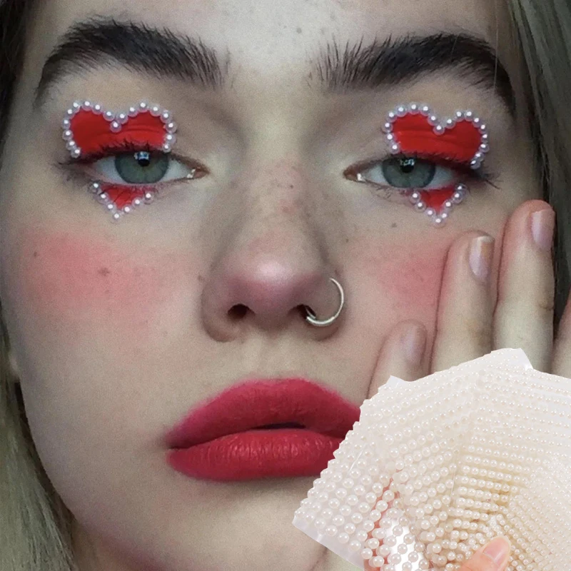 3D Eyes Face Makeup Temporary Tattoo Self Adhesive Beauty White Pearl Jewels Stickers Festival Body Art Decorations Nail Diamond
3D Eyes Face Makeup Temporary Tattoo Self Adhesive Beauty White Pearl Jewels Stickers Festival Body Art Decorations Nail Diamond