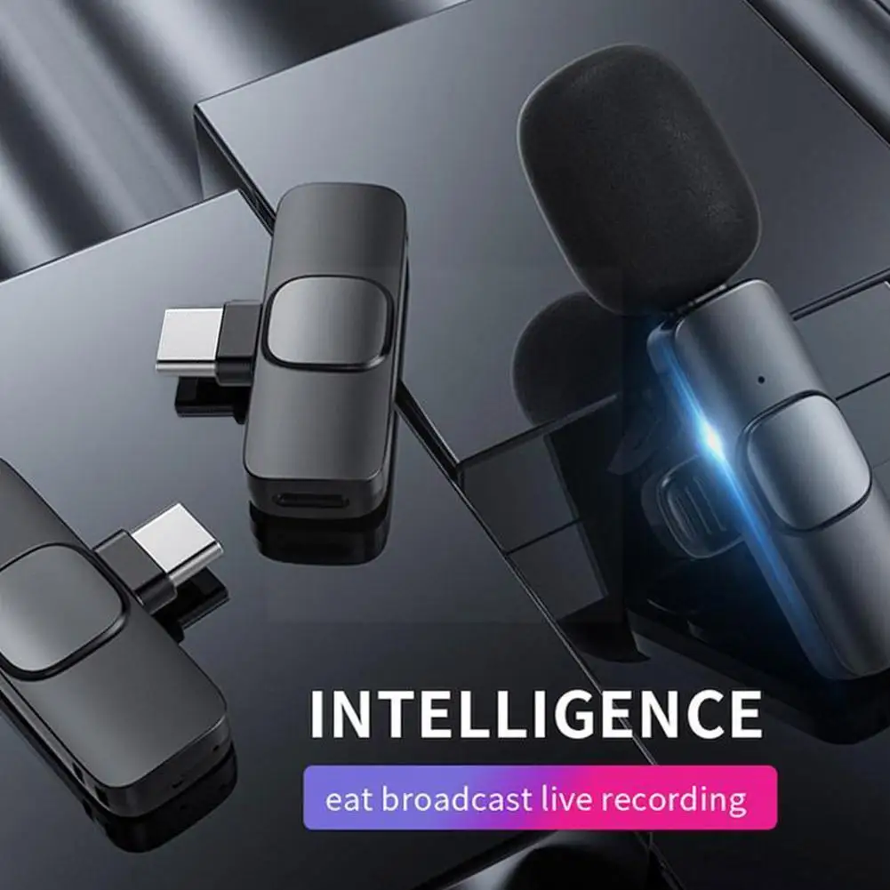 Wireless Lavalier Microphone Portable Audio Video Recording Mini Mic For Type C Live Broadcast Gaming Phone Microfon N3m6
Wireless Lavalier Microphone Portable Audio Video Recording Mini Mic For Type C Live Broadcast Gaming Phone Microfon N3m6