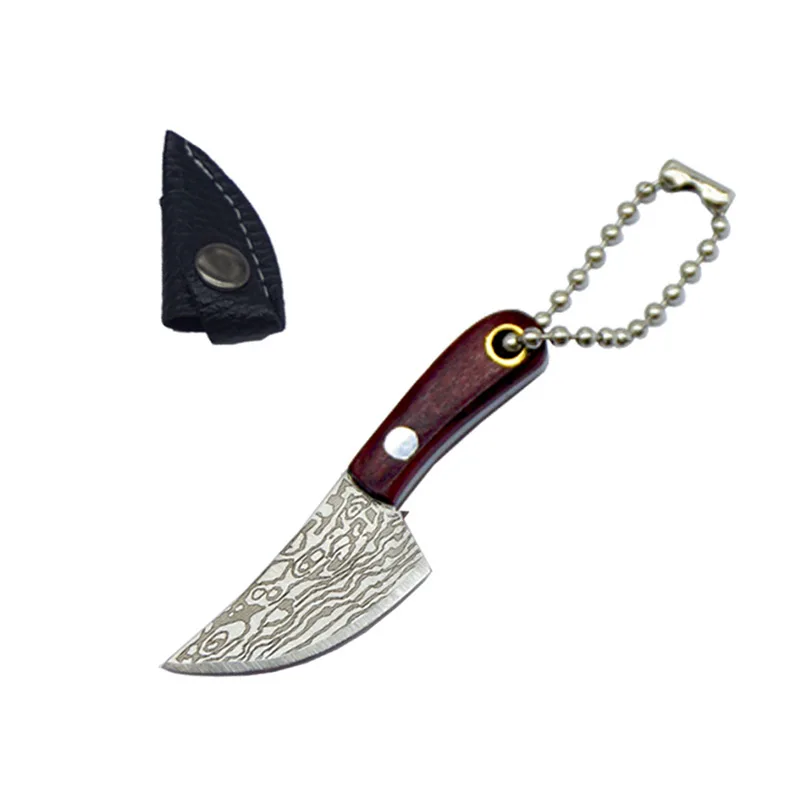 Damascus Pocket Knife Mini Multi-function Keyring Portable Stainless Steel Small Knife Necklace Pendant Opener Box Camping
Damascus Pocket Knife Mini Multi-function Keyring Portable Stainless Steel Small Knife Necklace Pendant Opener Box Camping
