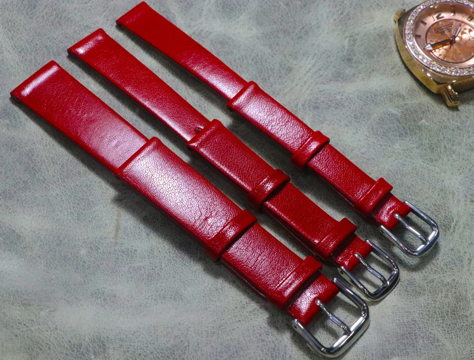 Ремешок из натуральной кожи для женских наручных часов, модный красный Ультратонкий Мягкий удобный браслет из воловьей кожи, 12 14 16 18 мм
Ремешок из натуральной кожи для женских наручных часов, модный красный Ультратонкий Мягкий удобный браслет из воловьей кожи, 12 14 16 18 мм