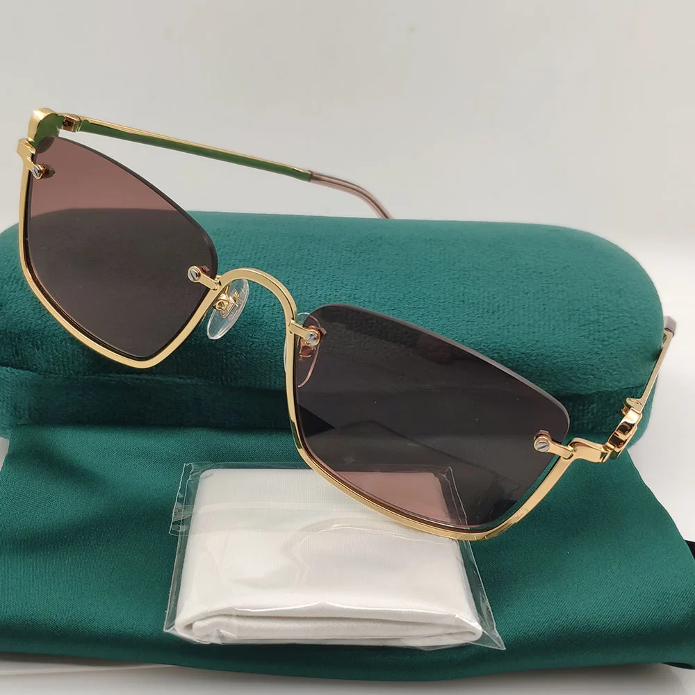 2023 New Hot Semi-Rimless Fashion Small Sunglasses For Women Party Brand Designer Black Female Girl Ladies For Sun Glasses UV400
2023 New Hot Semi-Rimless Fashion Small Sunglasses For Women Party Brand Designer Black Female Girl Ladies For Sun Glasses UV400