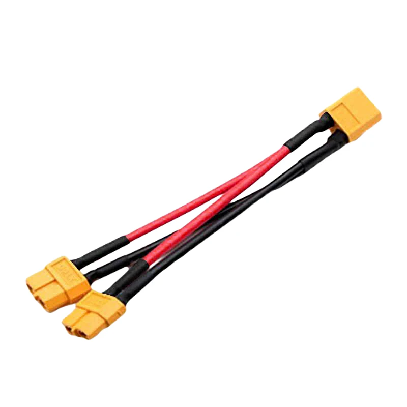 XT60 Parallel Battery Connector Cable Dual Extension 1 Female 2 Males Y Shape Splitter Silicone Wire Battery Accessories
XT60 Parallel Battery Connector Cable Dual Extension 1 Female 2 Males Y Shape Splitter Silicone Wire Battery Accessories