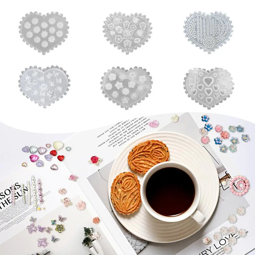 NEW 6pcs Silicone Flower Polymer Clay Molds Fashion Charming Nail Decoration For Artificial False Nails/gel Nails
NEW 6pcs Silicone Flower Polymer Clay Molds Fashion Charming Nail Decoration For Artificial False Nails/gel Nails