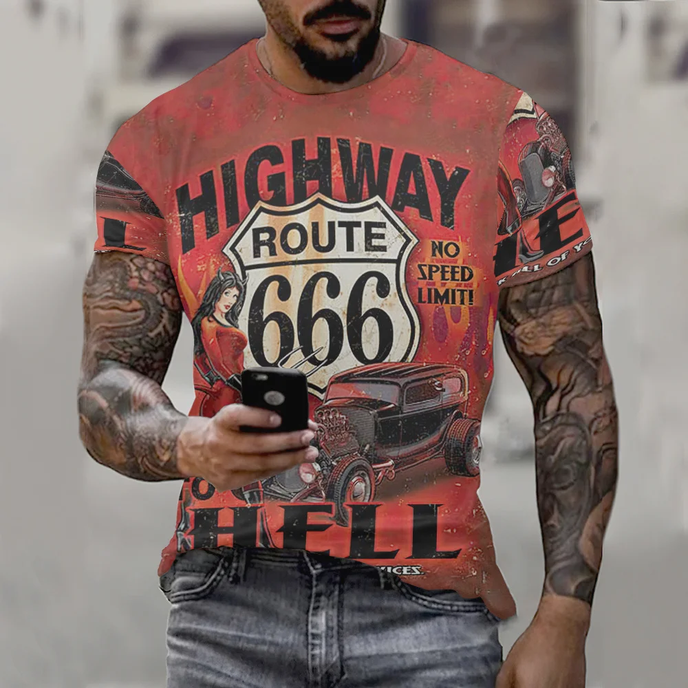 Summer New Mens T Shirts Oversize Loose Clothes Streetwear Short SleeveTee Peculiar Car Design 3D Printed Men's Fashion T-shirt
Summer New Mens T Shirts Oversize Loose Clothes Streetwear Short SleeveTee Peculiar Car Design 3D Printed Men's Fashion T-shirt