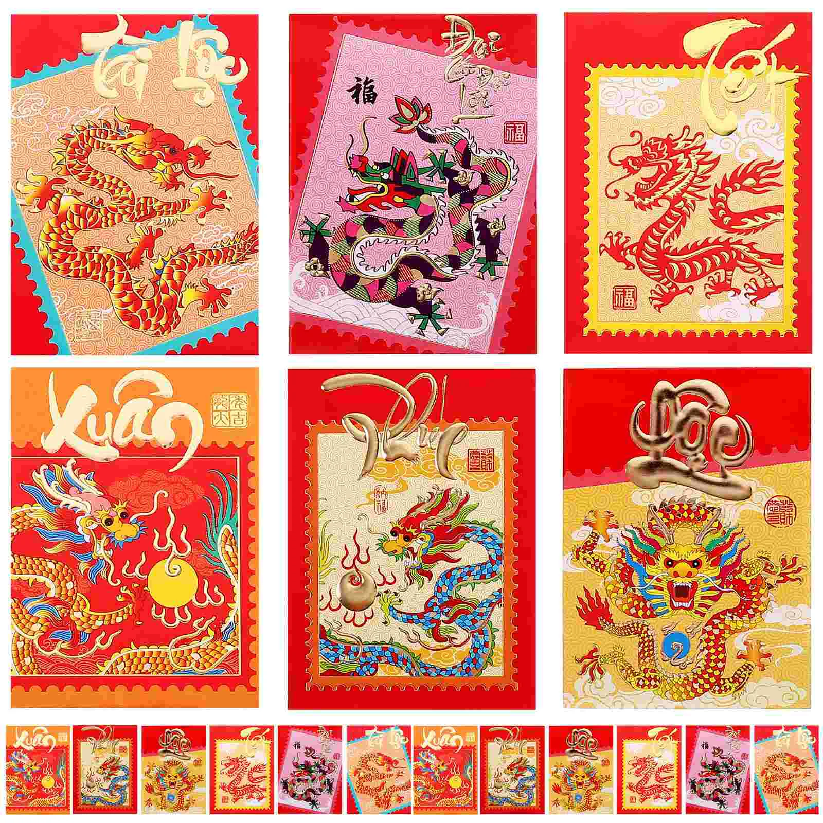 30 Pcs New Year Gift Decorative Envelopes Medium Chinese Paper Red Packet Packets
30 Pcs New Year Gift Decorative Envelopes Medium Chinese Paper Red Packet Packets