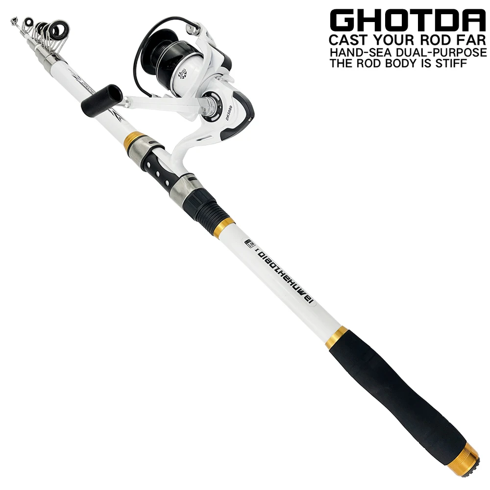 Fishing Rod and Reel Combo Carbon Fiber 2.1m-3.6m Fishing Rod and 5.2:1 / 5.1:1 Gear Ratio Spinning Fishing Reel
Fishing Rod and Reel Combo Carbon Fiber 2.1m-3.6m Fishing Rod and 5.2:1 / 5.1:1 Gear Ratio Spinning Fishing Reel