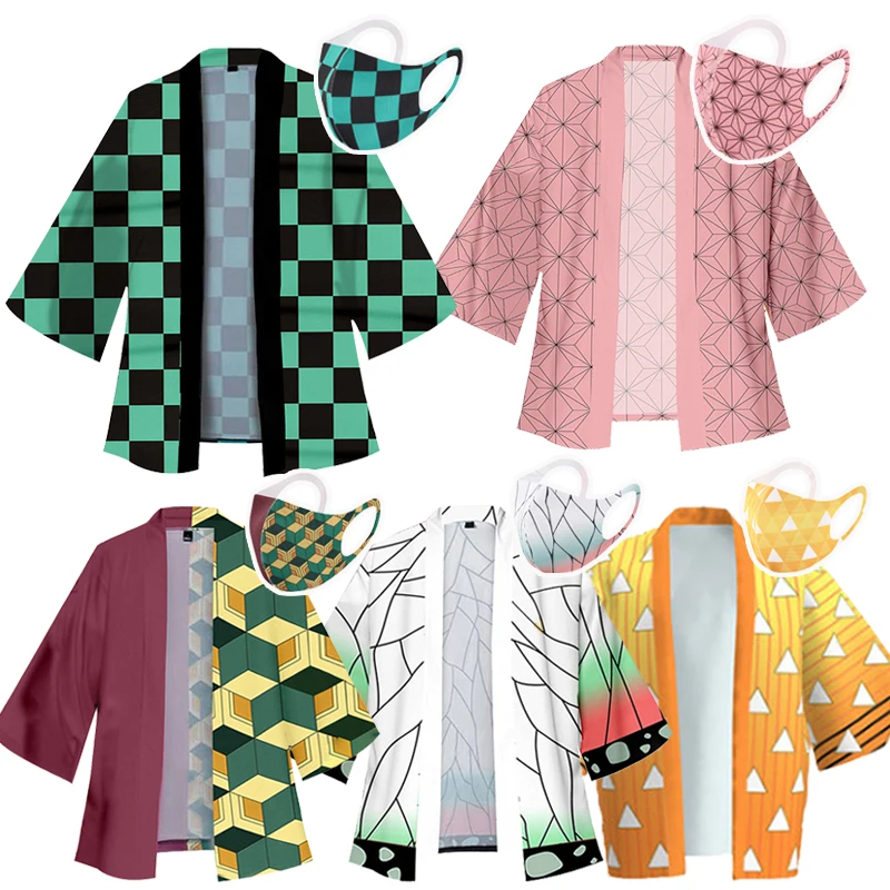 Anime Demon Slayer Kimetsu No Yaiba Kimono Haori Cosplay Costume Agatsuma Zenitsu Kochou Shinobu Cosplay Halloween Costume Coat
Anime Demon Slayer Kimetsu No Yaiba Kimono Haori Cosplay Costume Agatsuma Zenitsu Kochou Shinobu Cosplay Halloween Costume Coat