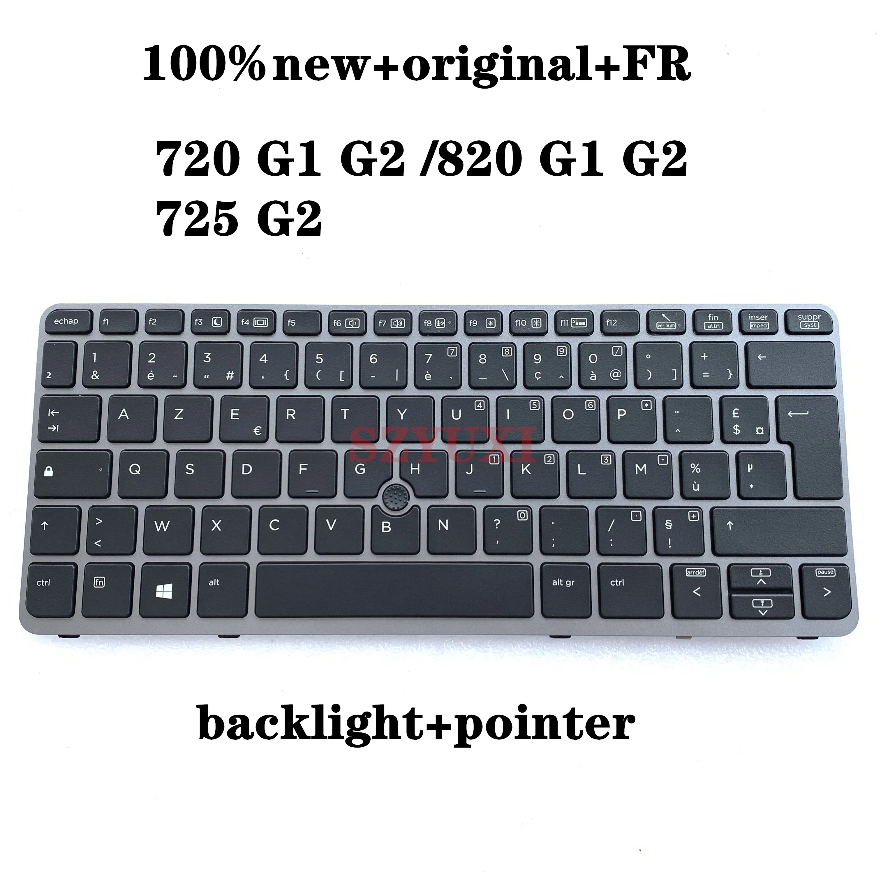 NEW FR French laptop keyboard FOR HP EliteBook 820 G1 820 G2 720 G1 720 G2 725 G2 Backlight with point silver frame 762585-051
NEW FR French laptop keyboard FOR HP EliteBook 820 G1 820 G2 720 G1 720 G2 725 G2 Backlight with point silver frame 762585-051