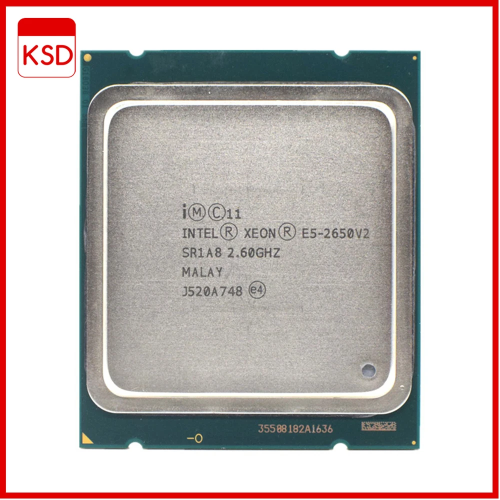 Intel Xeon E5 2650 V2 LGA 2011 CPU Processor 8 CORE 2.6GHz 20M 95W SR1A8 E5 2650V2 support X79 motherboard
Intel Xeon E5 2650 V2 LGA 2011 CPU Processor 8 CORE 2.6GHz 20M 95W SR1A8 E5 2650V2 support X79 motherboard