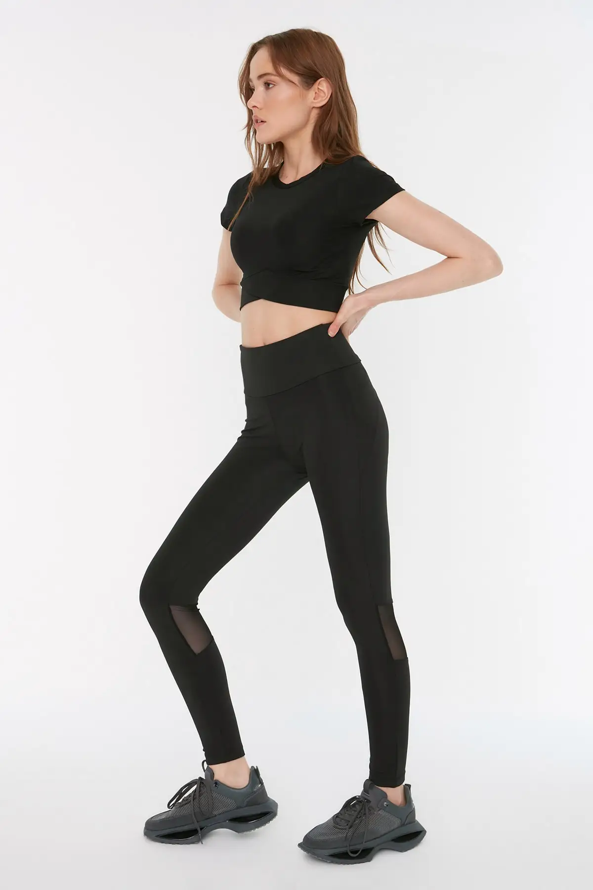 Women's Leggings Yoga Pants Black Tulle Detailed Sport Leggings Fitness Sport Butt Lifting Tights Sexy Stretch
Women's Leggings Yoga Pants Black Tulle Detailed Sport Leggings Fitness Sport Butt Lifting Tights Sexy Stretch