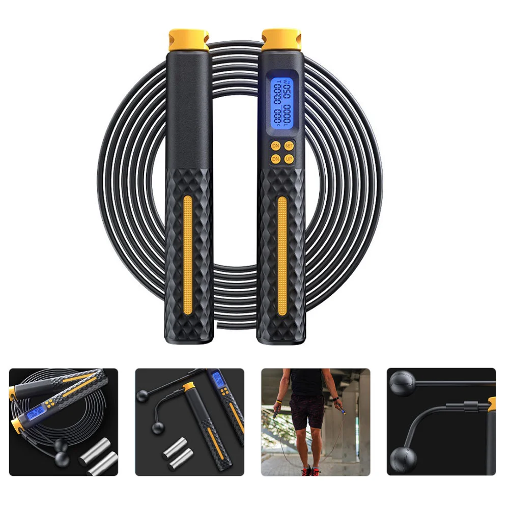 1 Set Smart Counting Skipping Rope Creative Fitness Training Jump Rope for Adults
1 Set Smart Counting Skipping Rope Creative Fitness Training Jump Rope for Adults