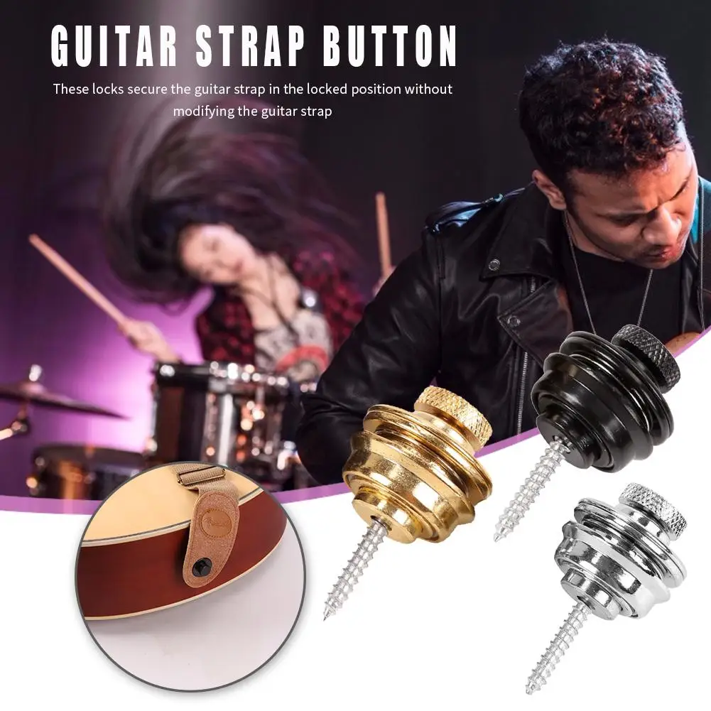 Durable Guitar Strap Button Wear-resistant Skidproof Guitar Strap Button Lock Straplocks Guitar Buckle for Guitar Accessory
Durable Guitar Strap Button Wear-resistant Skidproof Guitar Strap Button Lock Straplocks Guitar Buckle for Guitar Accessory