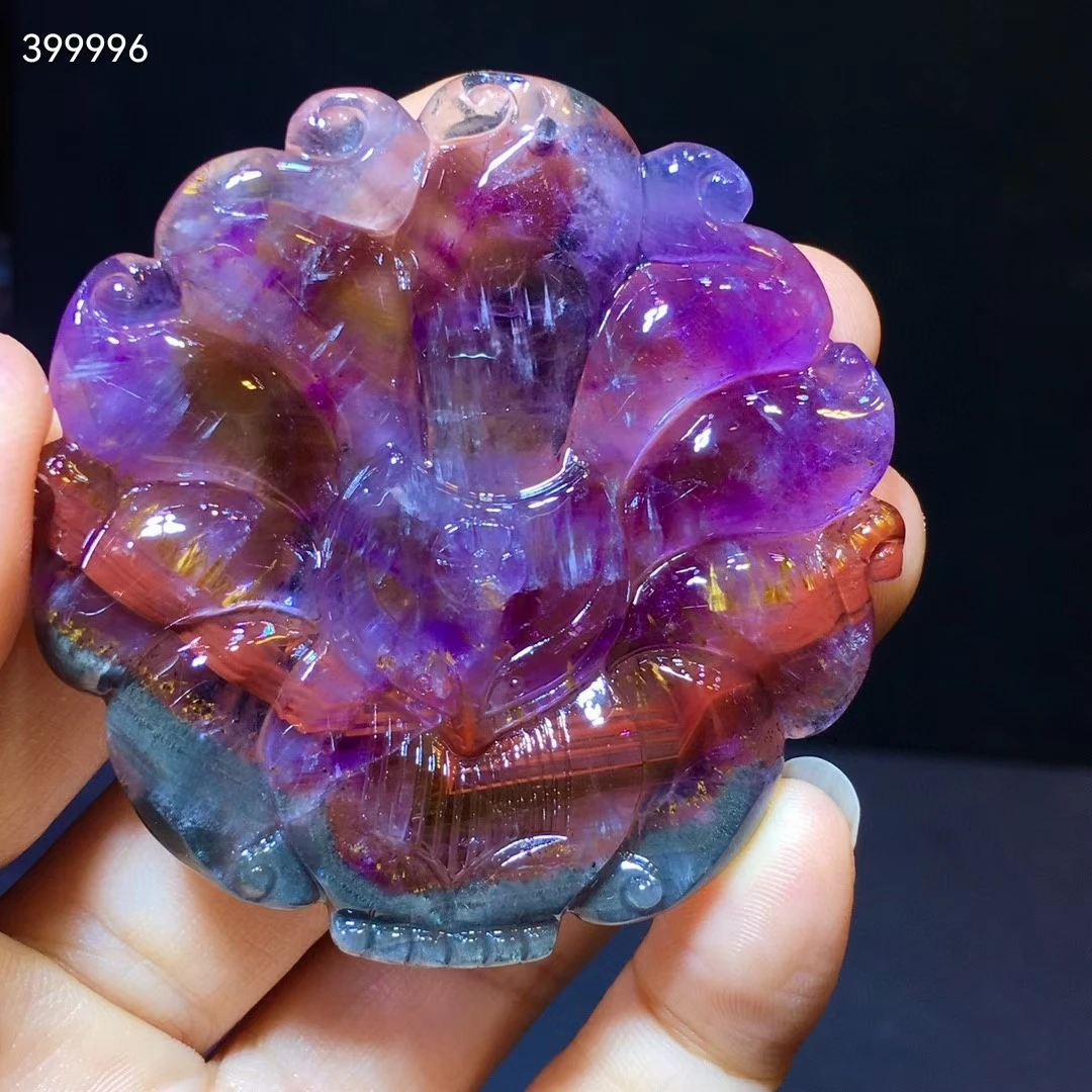 Natural Red Auralite 23 Purple Cacoxenite Pendant 9 Tails Fox Rutilated Necklace 58/58mm Women Men Auralite 23 Jewelry AAAAA
Natural Red Auralite 23 Purple Cacoxenite Pendant 9 Tails Fox Rutilated Necklace 58/58mm Women Men Auralite 23 Jewelry AAAAA