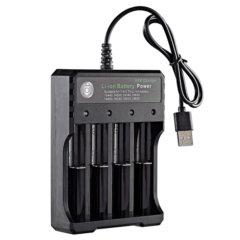 USB 18650 Battery Charger 4 Slots Charger AC 110V 220V For 18650 Charging 3.7V Rechargeable Lithium Battery
USB 18650 Battery Charger 4 Slots Charger AC 110V 220V For 18650 Charging 3.7V Rechargeable Lithium Battery
