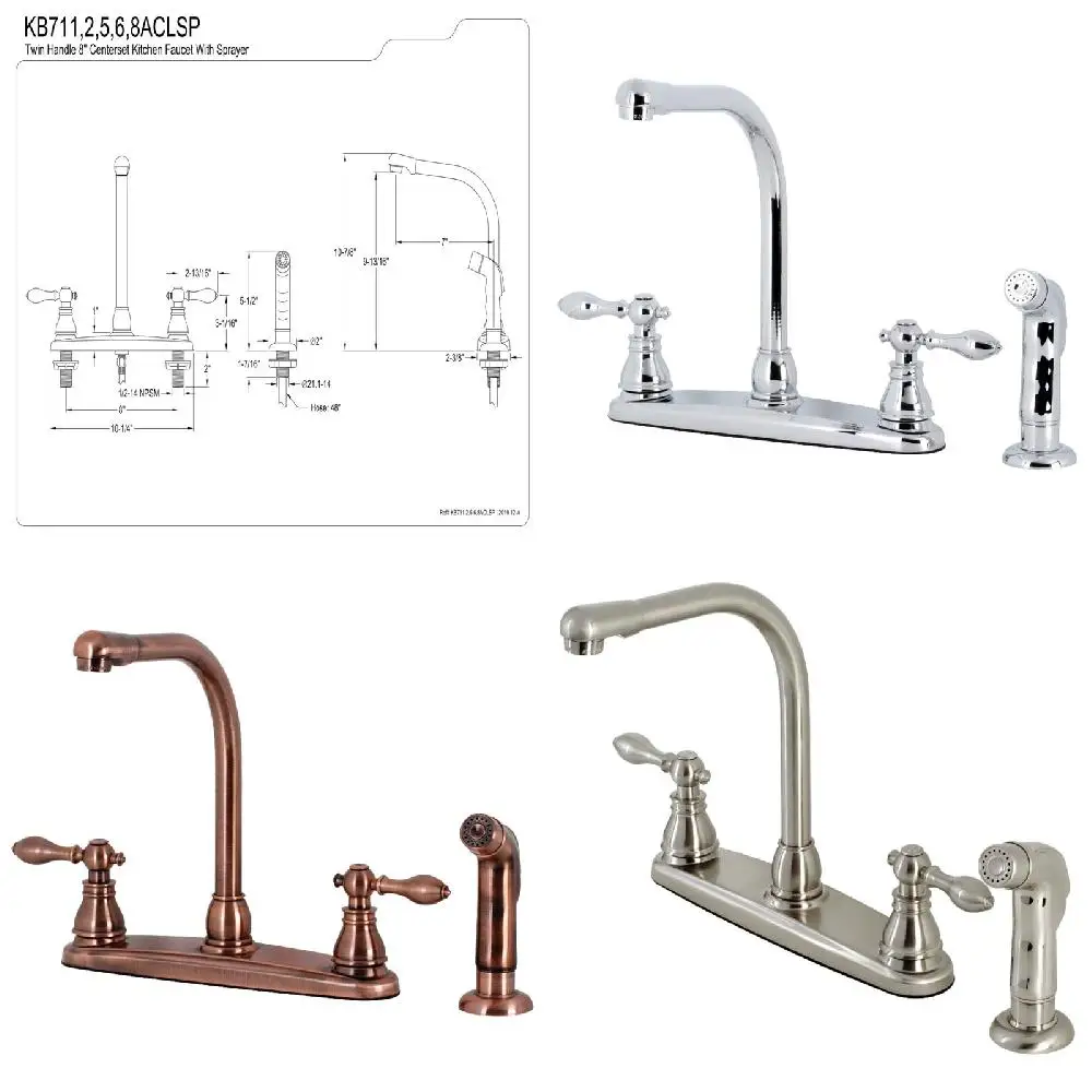 Timelessly Elegant Polished Chrome American Kitchen Faucet with Side Sprayer: Inspiration for Classy Style.
Timelessly Elegant Polished Chrome American Kitchen Faucet with Side Sprayer: Inspiration for Classy Style.