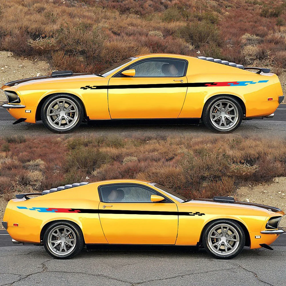 2pc DIY Car Stickers Auto Vinyl Film Wrap Both Side Stripes Decoration Styling Decal Automobiles Sports Tuning Car Accessories
2pc DIY Car Stickers Auto Vinyl Film Wrap Both Side Stripes Decoration Styling Decal Automobiles Sports Tuning Car Accessories