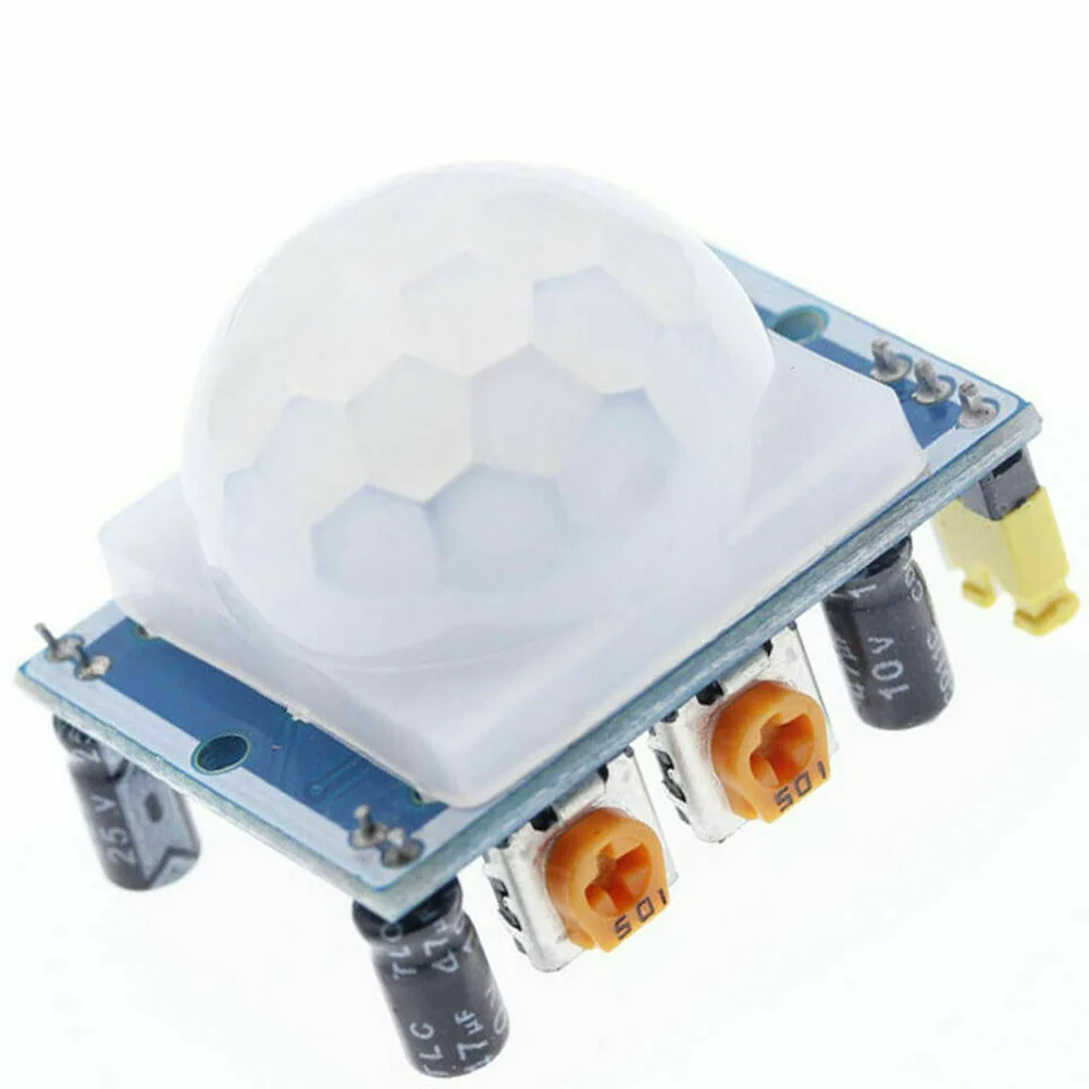 HC-SR501 Adjust Adjust Infrared PIR Motion Sensor Detector Module Human Body Sensing Security Motion Sensor Bracket DC 4.5-20V
HC-SR501 Adjust Adjust Infrared PIR Motion Sensor Detector Module Human Body Sensing Security Motion Sensor Bracket DC 4.5-20V