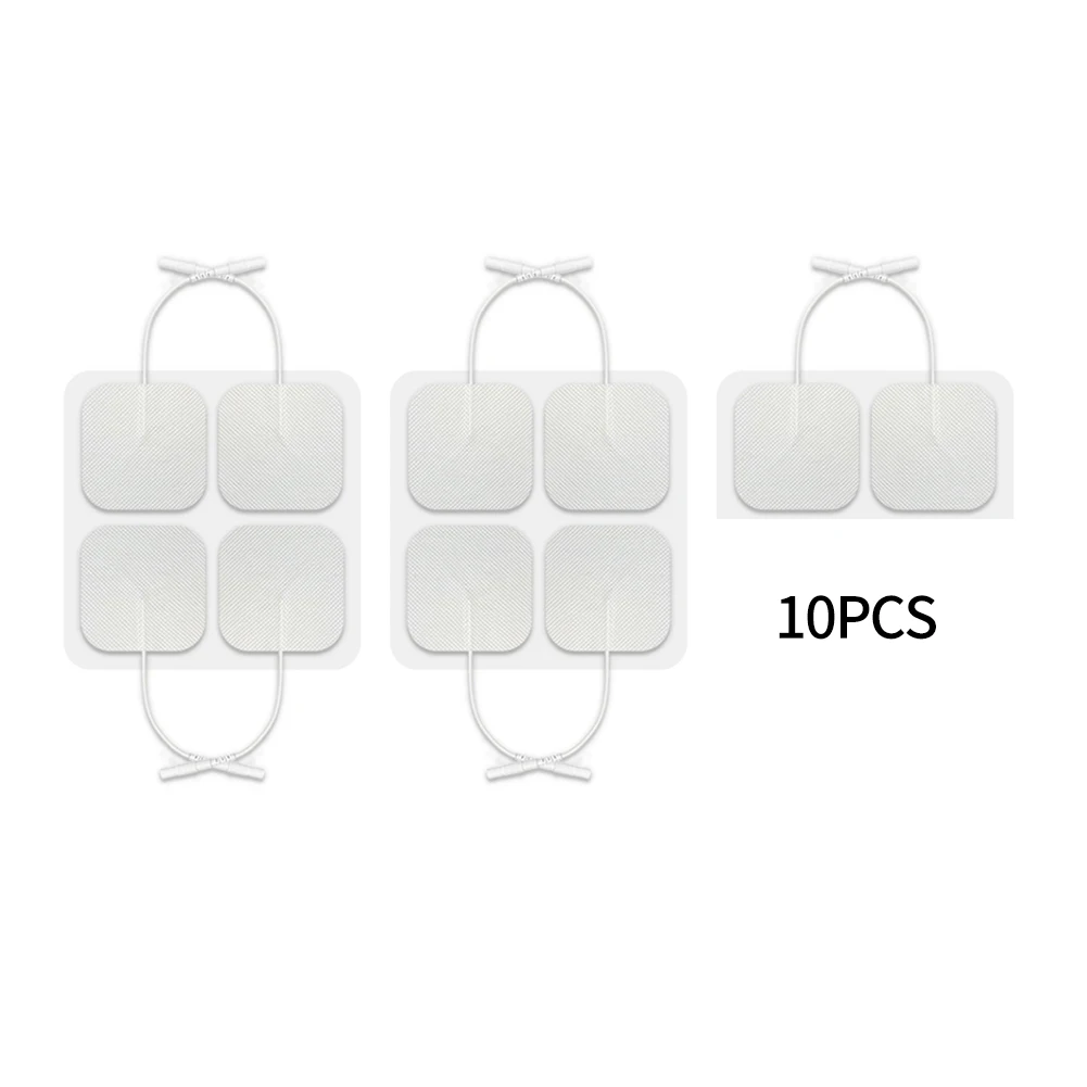 White 10 Pads For Tens Acupuncture White Massager Patch 2.0mm/2.5mm Therapy Machine Physiotherapy Electrodes Fitness Massager
White 10 Pads For Tens Acupuncture White Massager Patch 2.0mm/2.5mm Therapy Machine Physiotherapy Electrodes Fitness Massager