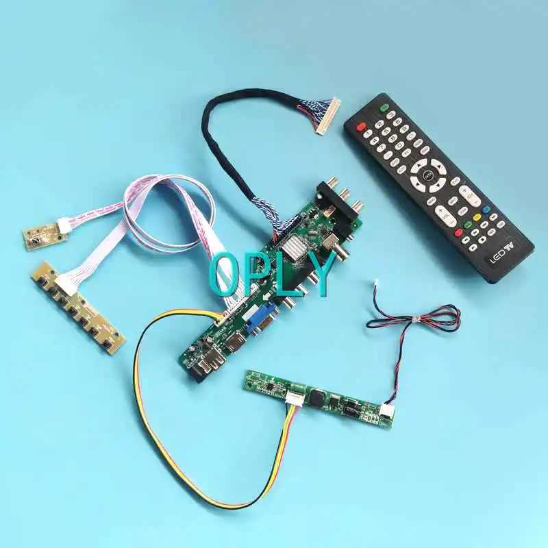 For LTM240CL01/04 LTM240CT06 LCD Monitor DVB Digital Controller Board AV USB RF 30Pin LVDS Kit VGA HDMI-Compatible 1920*1200 24"
For LTM240CL01/04 LTM240CT06 LCD Monitor DVB Digital Controller Board AV USB RF 30Pin LVDS Kit VGA HDMI-Compatible 1920*1200 24"