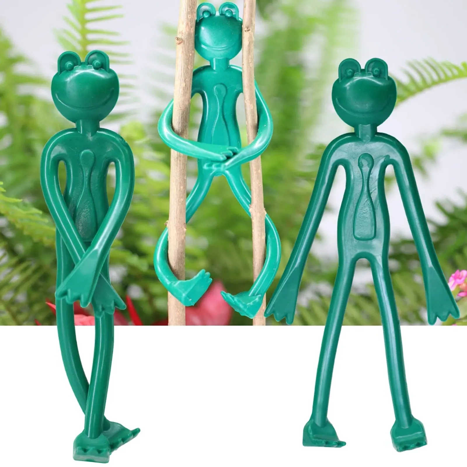 1PC Frog Shaped Reusable Cable Wire Tie Cute Decorative Twist Bendable Garden Plant Support Adjustable Flexible Clip for Stem
1PC Frog Shaped Reusable Cable Wire Tie Cute Decorative Twist Bendable Garden Plant Support Adjustable Flexible Clip for Stem