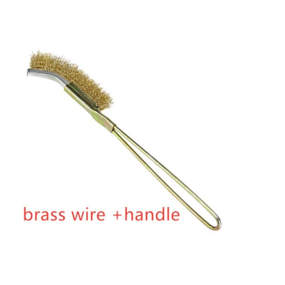 Wire Brush 245mm Mini Brushes Nylon Micro Steel Brass Rust Remover Metal Polishing Cleaning Burring Brush Corrosion Resistance
Wire Brush 245mm Mini Brushes Nylon Micro Steel Brass Rust Remover Metal Polishing Cleaning Burring Brush Corrosion Resistance