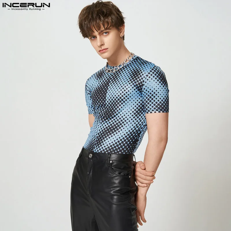 INCERUN Tops 2023 American Style Tees Fashion New Men's Dot Printing Camiseta Stylish Male Tight Short-sleeved Top T-shirt S-5XL
INCERUN Tops 2023 American Style Tees Fashion New Men's Dot Printing Camiseta Stylish Male Tight Short-sleeved Top T-shirt S-5XL