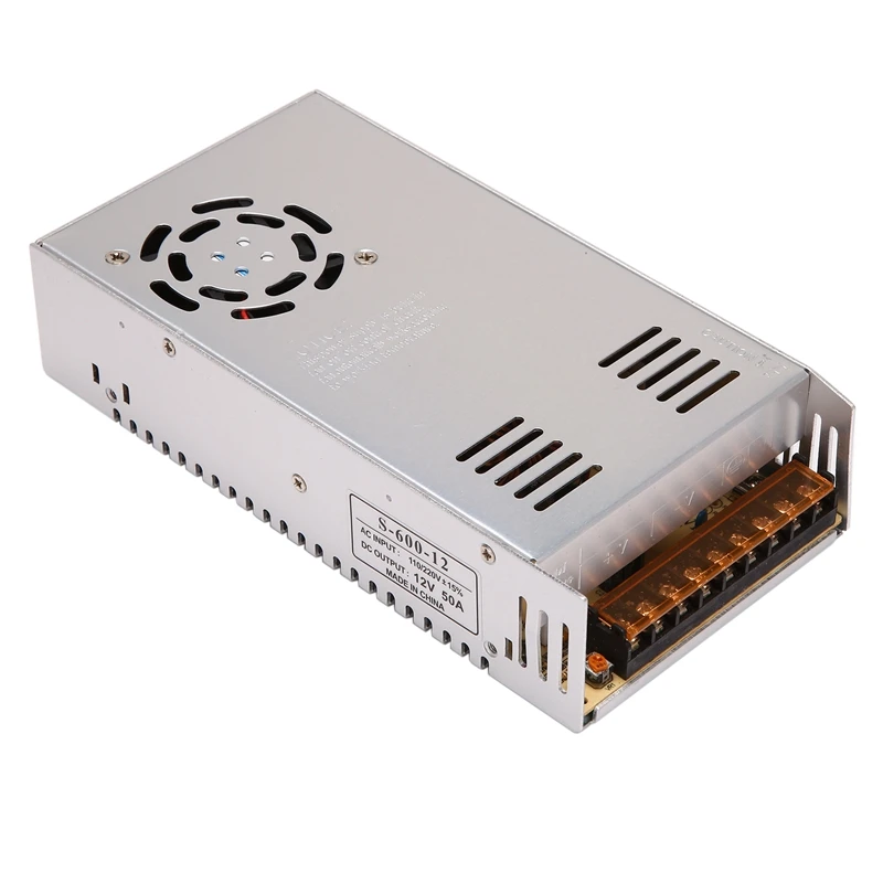 12V 50A Light Transformer LED Switch Power Supply 600W Switch Power Supply For CCTV Industrial Control
12V 50A Light Transformer LED Switch Power Supply 600W Switch Power Supply For CCTV Industrial Control