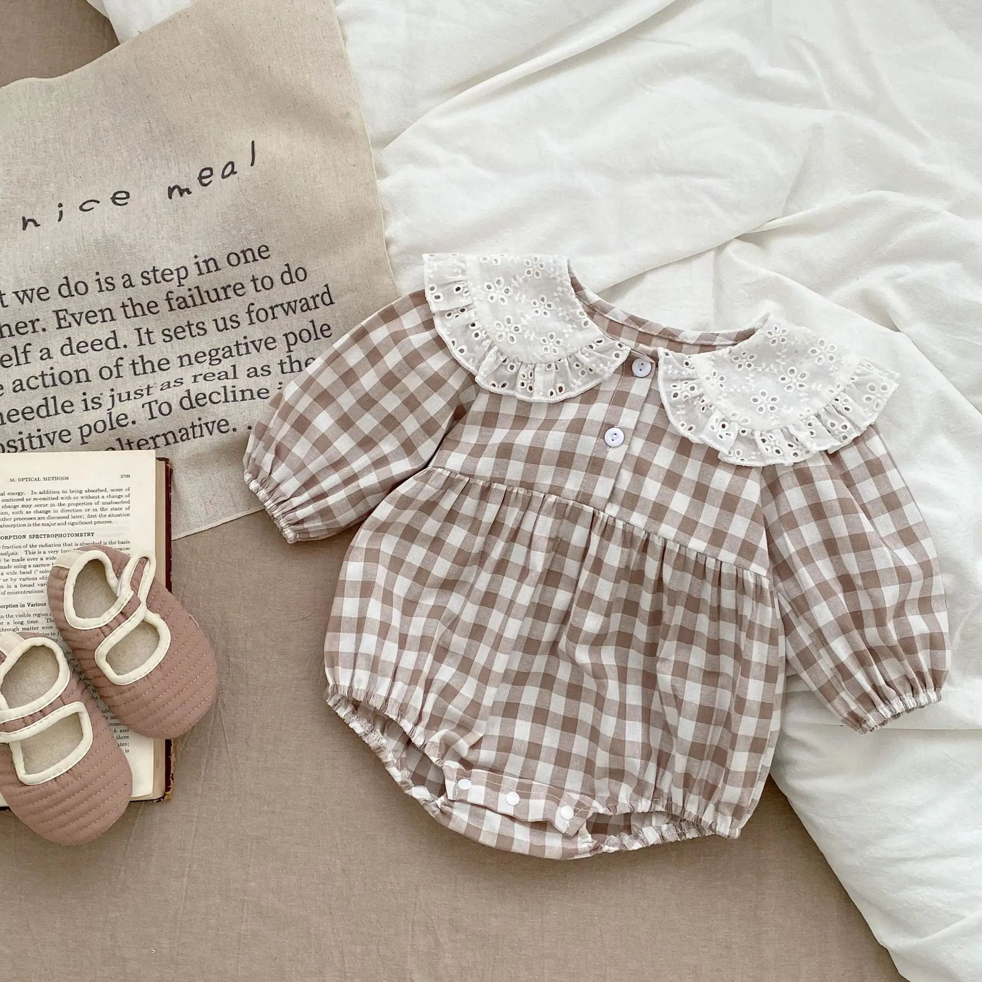 New Girl Baby Plaid Long Sleeves Bodysuit Boy Infant Fashion Flower Onesie Toddler Cotton Casual Romper Spring Autumn Clothes
New Girl Baby Plaid Long Sleeves Bodysuit Boy Infant Fashion Flower Onesie Toddler Cotton Casual Romper Spring Autumn Clothes