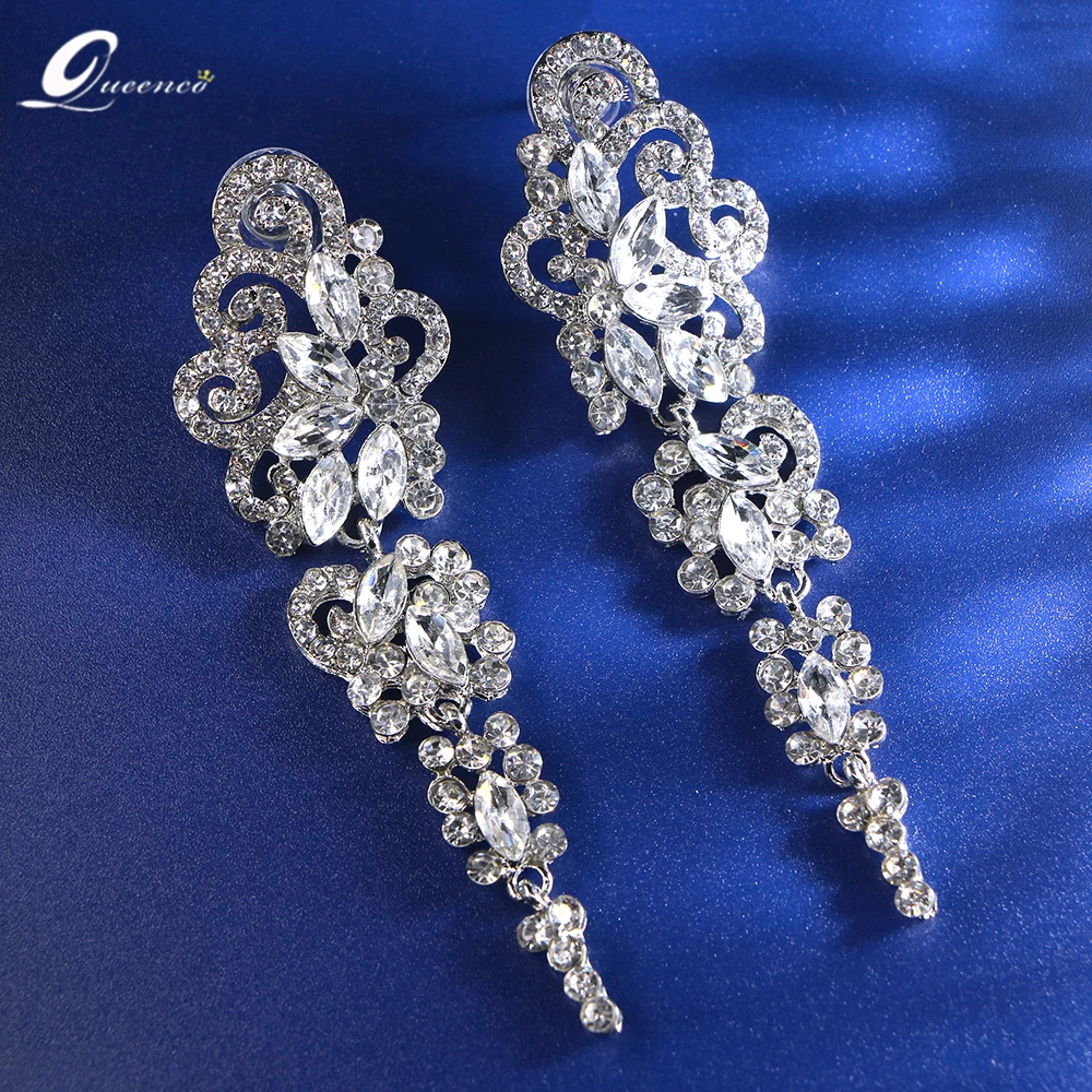 Luxury Earring Long Pendientes Jewelry Crystal Trendy Wedding Accessories Big Earings For Women Dangle Drop Earrings
Luxury Earring Long Pendientes Jewelry Crystal Trendy Wedding Accessories Big Earings For Women Dangle Drop Earrings