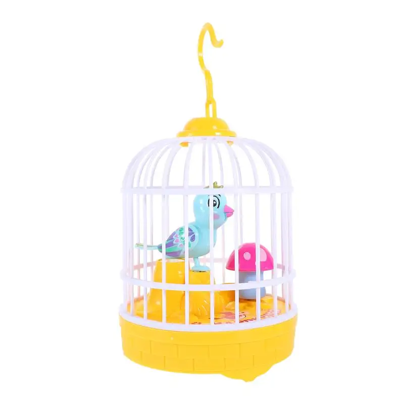 

Birdcage Parrot Singing S Chirping Birds Sound In Electric Birdcage Electronic Activated Talking Voice Fluttering Kids