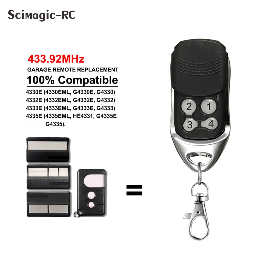 Liftmaster 4335E Remote Control Garage Gate Door Opener Replacement Chamberlain Motorlift Liftmaster 4330E 4332E 4333E 4410E
Liftmaster 4335E Remote Control Garage Gate Door Opener Replacement Chamberlain Motorlift Liftmaster 4330E 4332E 4333E 4410E