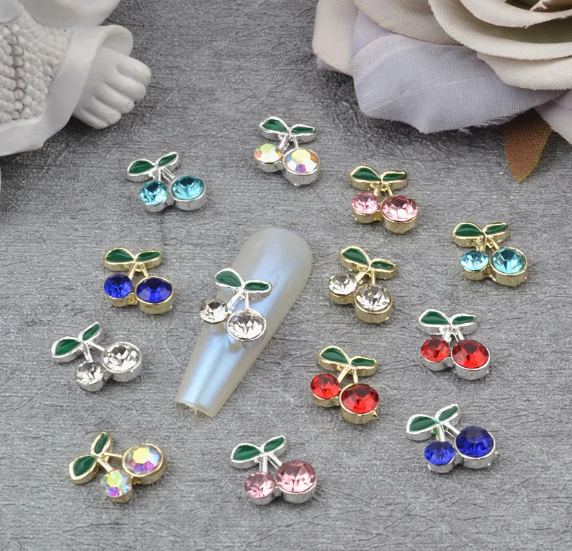 5pcs 3D Alloy Sweet Cherry Nail Art Charms 6 Colors Crystal Rhinestones Jewelry Gems Nail Decorations DIY Manicure Accessories
5pcs 3D Alloy Sweet Cherry Nail Art Charms 6 Colors Crystal Rhinestones Jewelry Gems Nail Decorations DIY Manicure Accessories